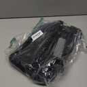 Amazon Basics Durable Wear-Resistant Tool Storage Bag with Adjustable Shoulder Strap, Portable Tool Organizer, 16 Pockets, 12 in, Black & Gray (Small Standard Bag)