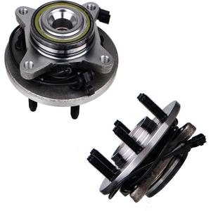 KUSATEC 515042 Front 2PCS Wheel Bearing and Hub Assembly Compatible with Ford Expedition 2003 2004 2005 2006, 6 Lug Bolts w/ABS