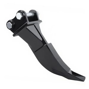 Mini Excavator Ripper Attachment, Heavy-Duty Manganese Steel Single Hook, 1-1.5 Ton Backhoe Compatible
