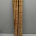 LazBlinds No Drill Cordless Bamboo Roman Shades, 28.5" W × 48" H, Brown