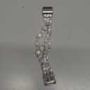 Simpeak 5.8-7.2 Fashion Band Compatible with Fitbit Charge 2 Smartwatch, Elastic Women Beaded Band Replacement for Fitbit Charge 2 Only, White