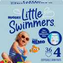 Huggies Little Swimmers Disposable Swim Diapers, Size 4 (24-34 lbs), 36 Ct (2 packs of 18), Packaging May Vary (Medium)