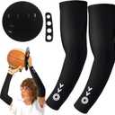 Basketball Shooting Trainer Kit Basketball Training Sleeve with Off-Hand Trainer Shooting Aid Accessories Improves Arm Strength Shot Alignment for Beginners Athletes Youth Adult, Size S