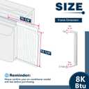 Window Air Conditioner Side Panel with Frame,AC Insulation Side Panels Curtain Kit,Fits for Most 8000BTU Window AC Units