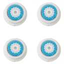 Compatible Replacement Facial Cleansing Brush, Skin Brightening, Deep Pore Face Brush Head Replacement as Facial Cleaning Tool for Clogged and Enlarged Pores(4-Pack)