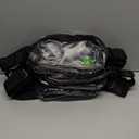 Clear Fanny Pack Stadium Approved - Packism Clear Belt Bag for Women Men Transparent Waist Bag with Adjustable Strap for Concerts, Sporting Events - Black, Pack of 6