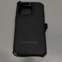 OtterBox iPhone 15 Pro Max (Only) - Defender Series Case - Black - Screenless - Rugged & Durable - with Port Protection - Holster Clip Includes - Microbial Defense Protection