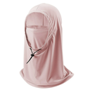 Detachable Balaclava Ski Mask, UV and Dust Resistant Face Mask, Lightweight, Breathable, Suitable for Cycling,Hiking (Black)