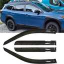 Original 4pcs Wind Deflector, Outside Mount Tape-On Waterproof Protective Rain Guards, Sunroof Side Window Visors Compatible with 2015-2019 Subaru Outback 94376
