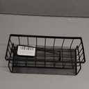 Vanwood Sponge Holder for Kitchen Sink with Auto Draining Tray, Sink Caddy Kitchen Sink Cocina Organizer, Self Drain Dish Soap Sponge Caddy for Counter | Kitchen Sink, Cocina Organizer, Self Drain, for Counter (Black)