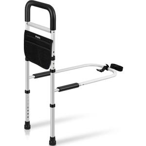 Panta Bed Rails for Elderly Adults Safety, Adjustable Bed Assist Rails for Seniors, Black