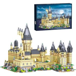 3000+PCS Micro Mini Blocks Magic Castle Building Blocks Toys,Creative Ideals Hog Tower Building Sets, Best Choice for 14+ Boys, Girls or Adults