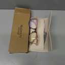 Madison Avenue Square Vintage TR90 Blue Light Blocking Reading Glasses for Women, Computer Readers Eyeglasses