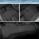 Mixsuper Floor Mats & Cargo Liner for 2021-2023 2024 2025 2026 Ford Mustang Mach-E All Weather Floor Liners and Trunk Liner Set Black (Not for Ford Mustang)