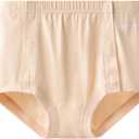 Post Surgery Tearaway Underwear for Women, Reusable Stick-On Briefs, Incontinence & Elderly Care, Hip Knee Surgery, Breathable Cotton, Yellow2XL