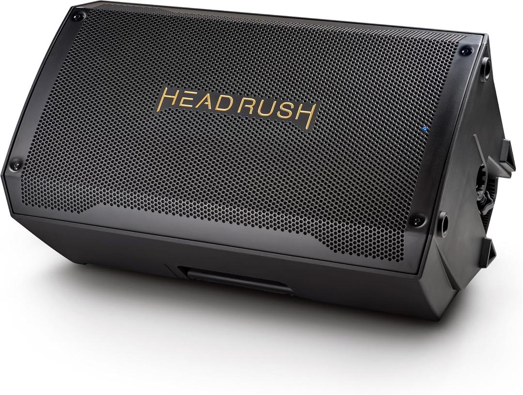 HeadRush FRFR108 MKII - 2000W Electric and Bass Guitar Amp, 8" Full-Range Flat-Response Bluetooth Speaker for Multi-FX and Amp Modeling Processors