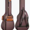 CAHAYA Guitar Bag 40 41 42 In 6 Pockets Guitar Case Water Resistent Oxford Cloth 0.5 In Extra Thick Sponge Padded for Acoustic Classical Guitar with Anti-theft Pocket CY0150