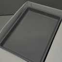 Maitys 15 Pack Plastic Art Trays 12 x 16 Inch Activity Crafts Trays Sensory Tray DIY Projects, Painting, Beads, Jewelry Office Home Organizer Arts and Crafts Supplies(Gray)