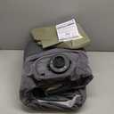 Intex 64417ED 22in Queen Dura-Beam Comfort Plush High-Rise Inflatable Air Mattress with Built in Pump for Travel and Camping, 600lb Weight Capacity (Grey)