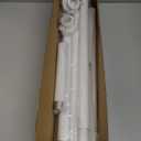 Shower Curtain Rod, 1" Diameter Heavy Duty Tension Shower Rod, Non Slip Adjustable 28-74 inch No Drill Shower Curtain Rods Spring Tension For Bathroom, Shower Stall, No Rust, White