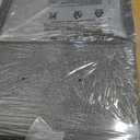 Tall Dresser for Bedroom, Vertical Storage Organizer Tower with 7 Drawers, Chest of Drawers with Fabric Bins, Steel Frame, Wood Top for Bedroom, Closet, Entryway- Grey