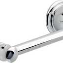 DELTA FAUCET Rubber Limited AUB50-PC Aubrey Wall Mount Pivot Arm Toilet Paper Holder Bath Hardware Accessory in Polished Chrome