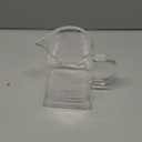 Glass Pitcher with Handle, Milk and Cream Pitcher Cup Jug, Heat Resistant Borosilicate Glass Creamer for Coffee Tea or Maple Syrup Serving, Stovetop & Microwave Safe (32oz/ 950ML)