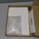 Teling 7.5 x 10.5 Inch Comic Book Boards Fabric Backing Board and U Shape Plastic Alligator Clips Poster Board for Folding Cloth and Storing Fabric Storage(100 Set)