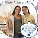 Treela 24 Set Pumpkin Candles Fall Baby Shower Party Favors for Guests Little Pumpkin Thank You Return Gifts Bulk for Thanksgiving Autumn Baby Shower Wedding Favors (Gray Green)