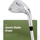 Mile High Life Golf Wedges | Entry Level Golf Sand Wedge Sets | Beginners Golf Gap Wedge Sets | Lob Wedge Golf Clubs for Men & Women | Set of 3 Wedges (52°, 56°, 60° Set) Right Handed