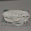 Gifts for Mom, Letter Makeup Bag, Personalized Double Layer Cosmetic Bag with Makeup Brush Organizer, Birthday Gifts for 5 6 7 8 9 10 11 12 Year Old Girls-Graduation Gifts for Her (White)