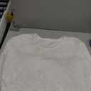 LemonGirl Women's Fashionable Long Sleeve Pullovers Loose Fluffy Fuzzy Jumper Sweater (X-Large, White)