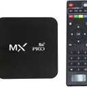 MX Pro 4K 5G Streaming Media Player - 4K Ultra HD WiFi 6 Dual Band Remote Control with BT5.0 16GB Storage Smart Home Player