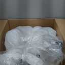 Bedsure Queen Comforter Set White - Bed in a Bag Queen Size Bedding 7 Pieces, GentleSoft Pintuck Bed Set Gift for Family, Pinch Pleat All Season Comforter with Sheets, Pillowcases & Shams