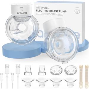 Electric Breast Pump with Models MY-376, Wearable Breast Pump Hands Free for Travel & Home, 4 Modes 9 Levels, 135 Flange, Quiet 40dB, BPA-Free, Easy to Clean & Gift for New Moms, White