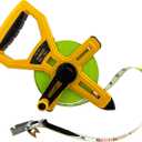 Komelon 6611IM Feet/Inches and Metric Fiber Tape Reel with Double Nylon Coated Fiberglass Blade, 100-Feet-30M by 1/2-Inch