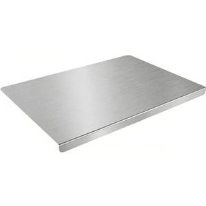 L-Shaped Stainless Steel Cutting Board for Kitchen,Small Cutting Boards 15x11 Inch Non-Slip Dishwasher Safe Double-Sided Use for Suitable for Meat, Fruits, Vegetables, BreadBaking
