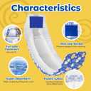 Pet Soft Dog Diapers Male,20 Ct Disposable Male Dog Wraps, Super Absorbent Doggie Belly Band with Wetness Indicator, Leak-Proof Puppy Pampers for Puppy Training, Incontinence, Small