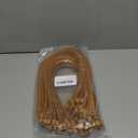 XINGO Gold 24 Inch Zip Ties Heavy Duty 100 Pack, 200 LBS Ultra Strong Plastic Wire Ties, Large Cable Ties Extra Long Tie Wraps, Indoor and Outdoor UV Resistant