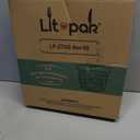 LITOPAK 50 Pack 8 oz Paper Containers with Vented Lids, Kraft Paper Food Cups, Soup Containers Cups with Lids, Disposable Bowls for Hot Soup for Storing Food or Carrying Out