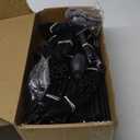 2 Pcs Garden Obelisk Trellis for Climbing Plants Outdoor 6 Ft Rose Bush Round Trellis for Pots Rustproof Metal Plant Flower Trellises for Clematis Vine Jasmine Support Outdoor Indoor (Black)