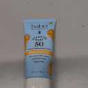 Babo Botanicals Sensitive Baby Mineral Sunscreen Lotion SPF50 - Natural Zinc Oxide - Face & Body - Fragrance-Free - Water-Resistant - EWG Verified - Vegan - Extra Sensitive Skin - For Babies & Kids (3 Fl Oz (Pack of 1))