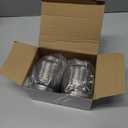 Yaocom 2pcs 2.5'' X 4'' Exhaust Pipe Stainless Steel Double Braid Long Exhaust Pipe for Heavy Duty and Cars