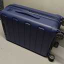 Traveler's Choice Pagosa Hardshell Expandable Luggage with Spinner Wheels, Navy, 22-Inch Carry-on