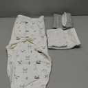 KeaBabies 3-Pack Organic Baby Swaddle Sleep Sacks - Swaddles for Newborns, Infant 0-3 Months, Baby Girls, Boys, Soft & Snug Newborn Sleep Sack, Nursery Swaddling Blankets (Nordic) (One Size)