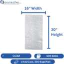 ASSUREPAK Clear Produce Poly Bag On A Roll for Bread, Meat and Groceries - 16"x30" - 500 Bags - 1 Roll Per Case - 1.5 mil