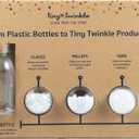 Tiny Twinkle Diaper Bag Organizing Pouches | Mess-Proof Clear Front Travel Organizer Bags | TSA Approved Toiletry Bag Set for Baby and Mom Essentials (Black Checkers)