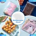 4" x 6" Small Reclosable Zip Poly Bags 1000ct Clear Plastic Bags with Lock Seal Zipper Resealable Baggies Storage for Clothes,Foods,Small Business Bag