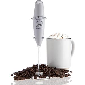 Rae Dunn Milk Frother- Handheld Electric Drink Mixer, Handheld Electric Milk Frother, Coffee Frother, Hand Blender, Frappe Maker, Handheld Latte Maker Milk Foamer