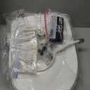 Lotus Bidet ATS-500 Remote Elongated | Wireless Remote Control, Heated Toilet Seat with Adjustable Warm Water Wash, Stainless Steel Nozzle, Warm Air Dryer, Eco Mode, Easy DIY Installation (White)